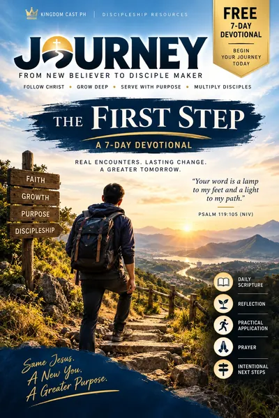 JOURNEY 7-DAY DEVOTIONAL: The First Step cover artwork